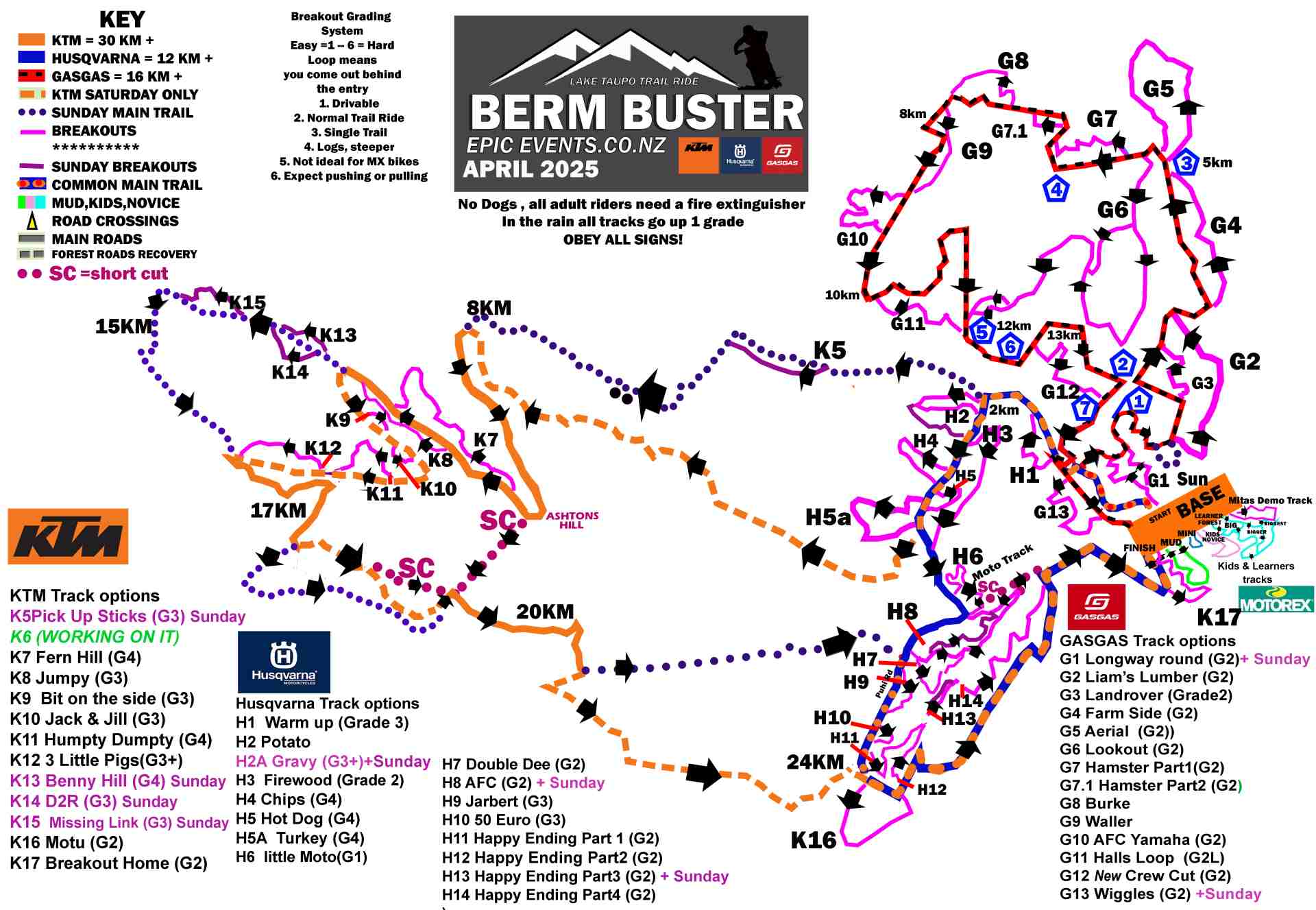 Berm Buster Trail Ride Taupo